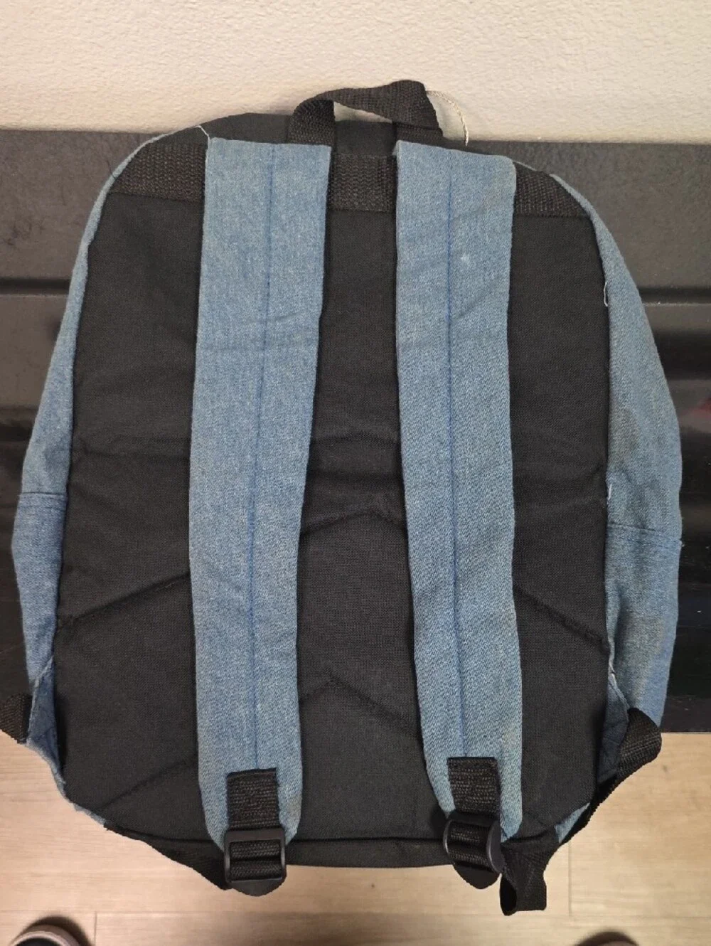 AC/DC Denim Studded Backpack